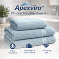 Apexviro™ UltraSoft Microfiber Towel Set