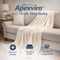 Apexviro™ Cozy Chenille Throw Blanket