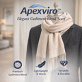 Apexviro™ Elegant Cashmere Blend Scarf